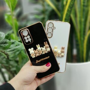 کاور دور طلایی خانواده خرگوش مناسب برای گوشی poco x3